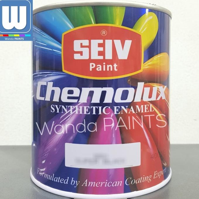 CAT KAYU BESI SEIV CHEMOLUX HITAM DOFF / BLACK DOFF 1 KG