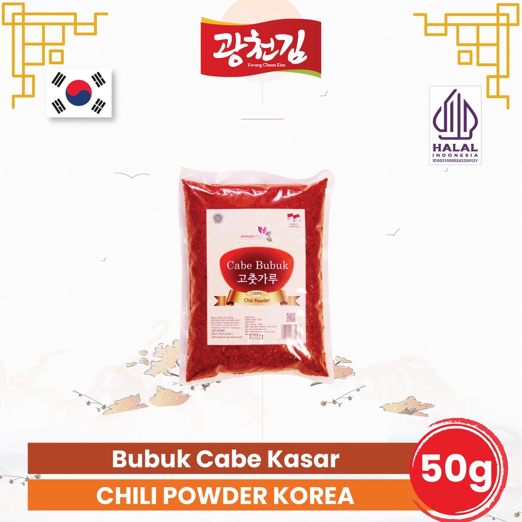 

KC. BUBUK CABE KASAR / CHILI POWDER KOREA 50g (PLS)