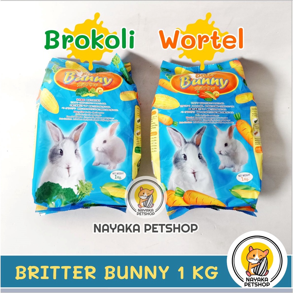 Briter Bunny 1 Kg Pakan Kelinci Makanan Pelet Rabbit Food