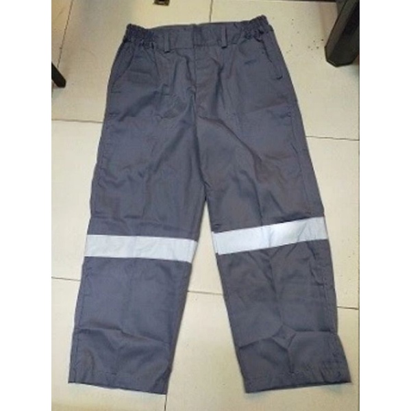 CELANA SAFETY 6 WARNA PREMIUM BAHAN DRILL TEBAL ADEM SCOTLIGT BESAR 5CM