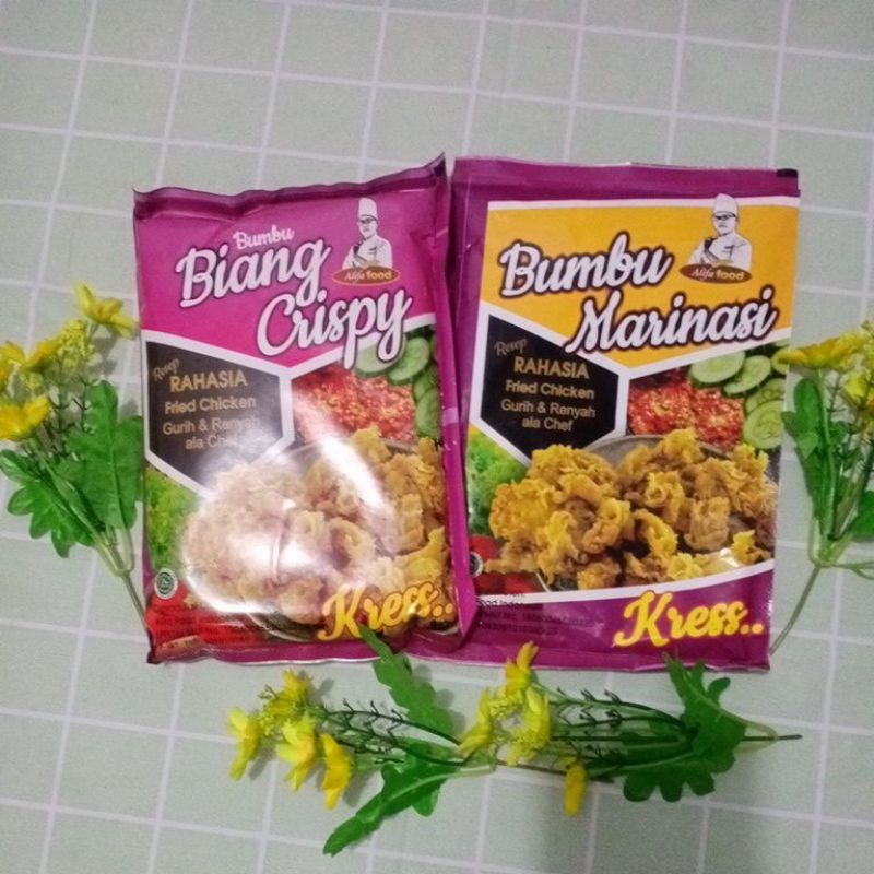 

Paket Bumbu Biang Crispy 750g & Bumbu Marinasi 250g