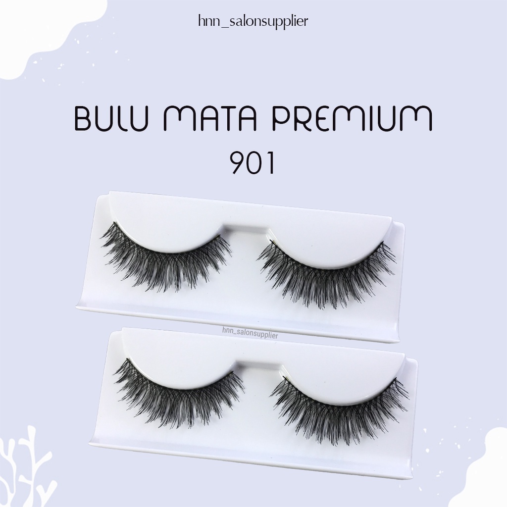 901 Bulu Mata Palsu Handmade Fake Eyelash Eye Lashes Lash Artifivial Belle Eyelashes