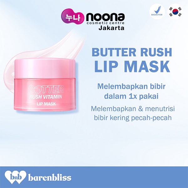 BNB BARENBLISS BUTTER RUSH VITAMIN LIP MASK 8GR