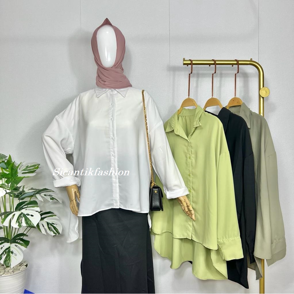 Kemeja Oversize wanita // kemeja Wanita polos