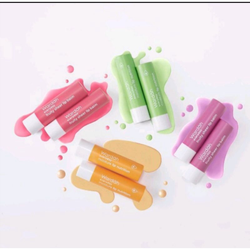 Wardah Everyday Fruity Sheer Lip Balm ORI 100%
