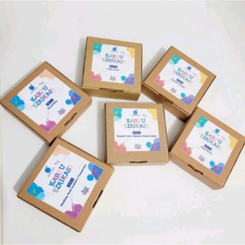 GE TOYS MAINAN PAKET KARTU 6 BOKS/ALAT TERAPI WICARA MAINAN EDUKATIF