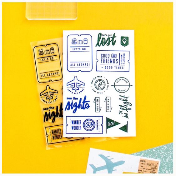 

EVERYDAY EXPLORER STAMPS Travelogue & All Aboard