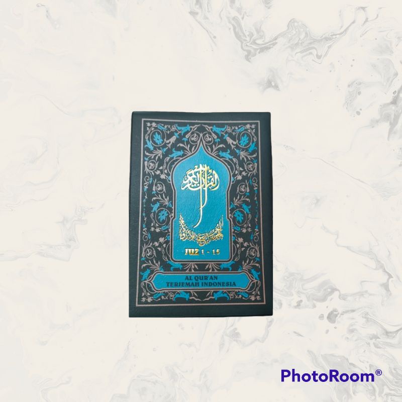 Al Quran Terjemah Dua Jilid Besar Khot Utsmani 15 Baris Menara Kudus Ukuran 15x21 cm