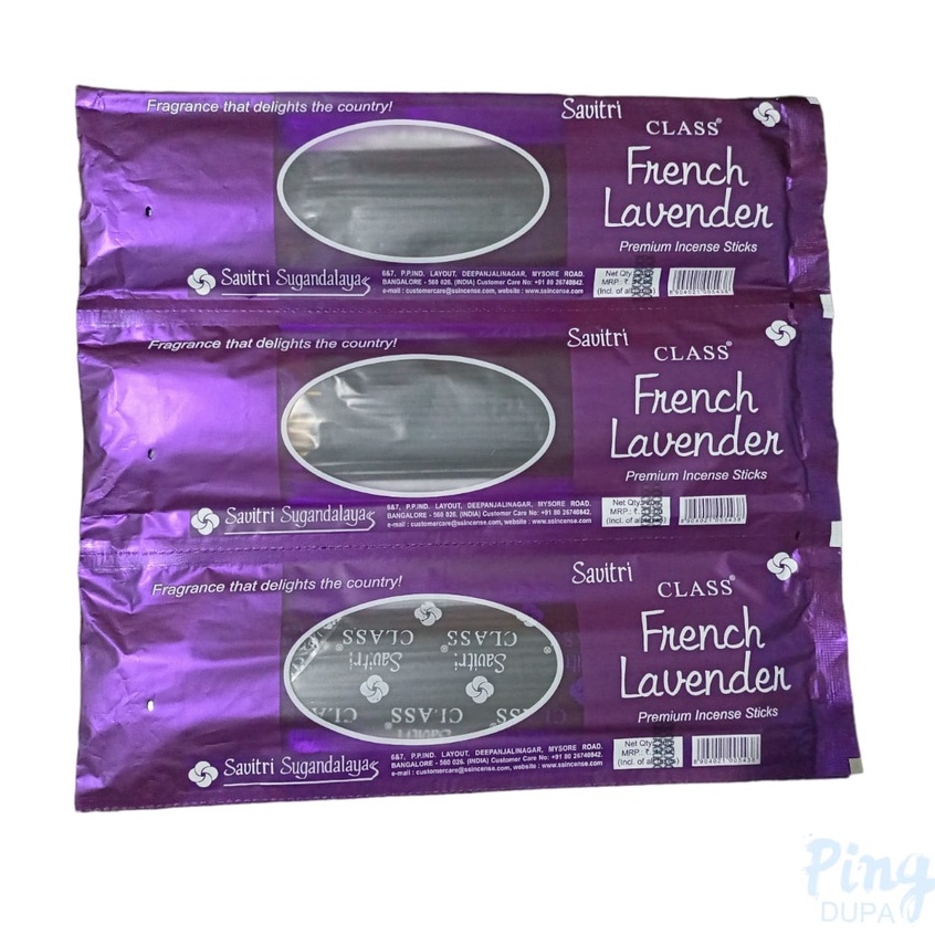 Dupa Hio French Lavender Renteng By Savitri India Isi 35 Batang