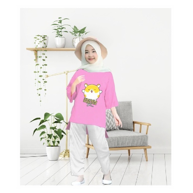 Tunik Anak kucing Ceria