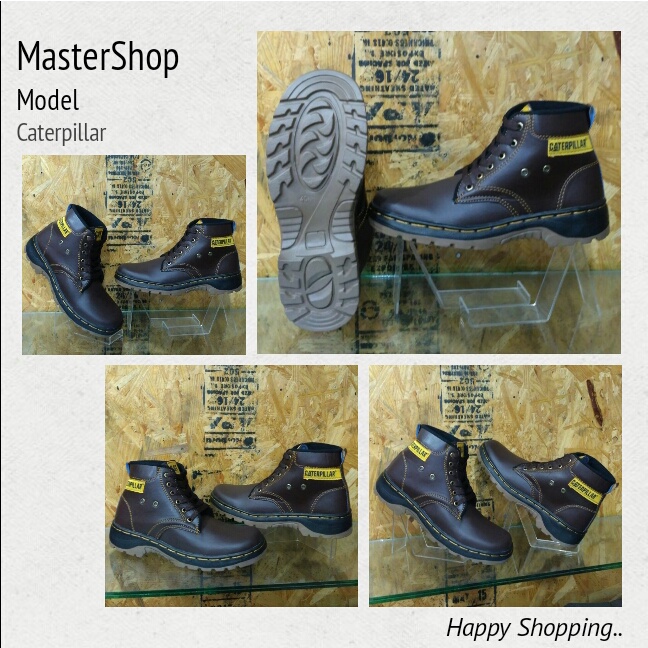 Sepatu Safety Low Boots Caterpillar Terbaru