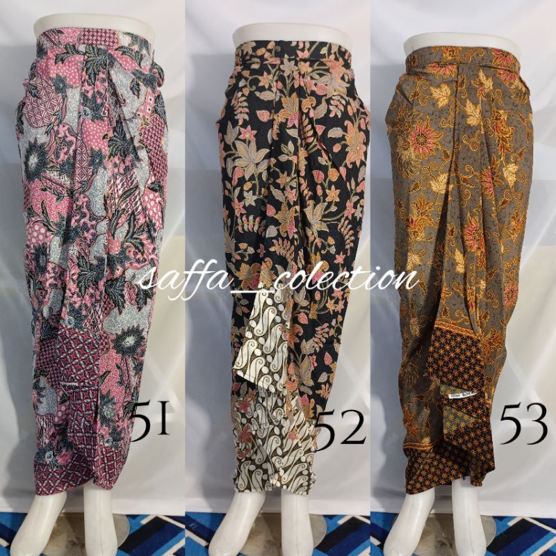 rok rempel batik/rok lilit instant/rempel