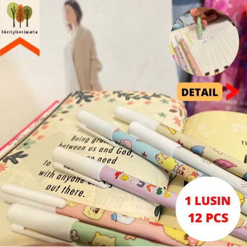 

Pulpen Odemei Kartun Bisa Di Hapus Selusin 1 Lusin 12 Pcs Pulpen Erasable Ballpoint Funny Unique Fancy Best Gift Stationery For School Alat Tulis Kantor Sekolah Ready Grosir