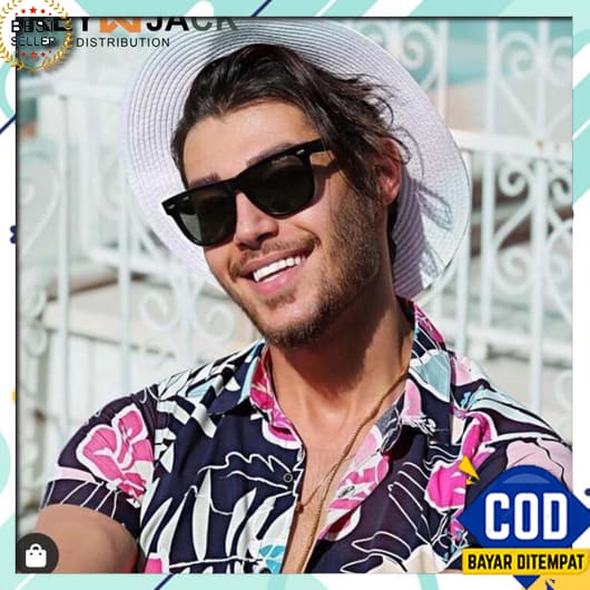 Kacamata Pria Metal Keren Kaca Mata Cowok  Blue Ray Murah Sungla Grey Jack/ Kacamata Hitam Pri