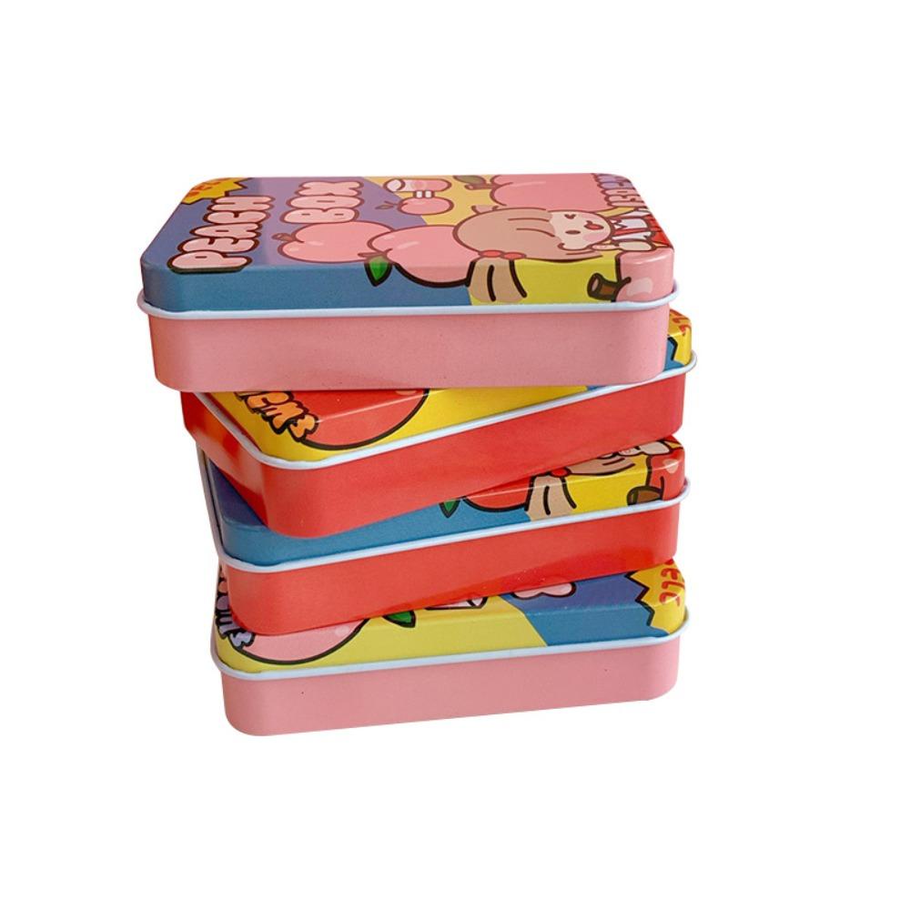 Preva Cartoon Tin Box Vintage Home Organizer Kotak Hadiah Perhiasan Candy Box