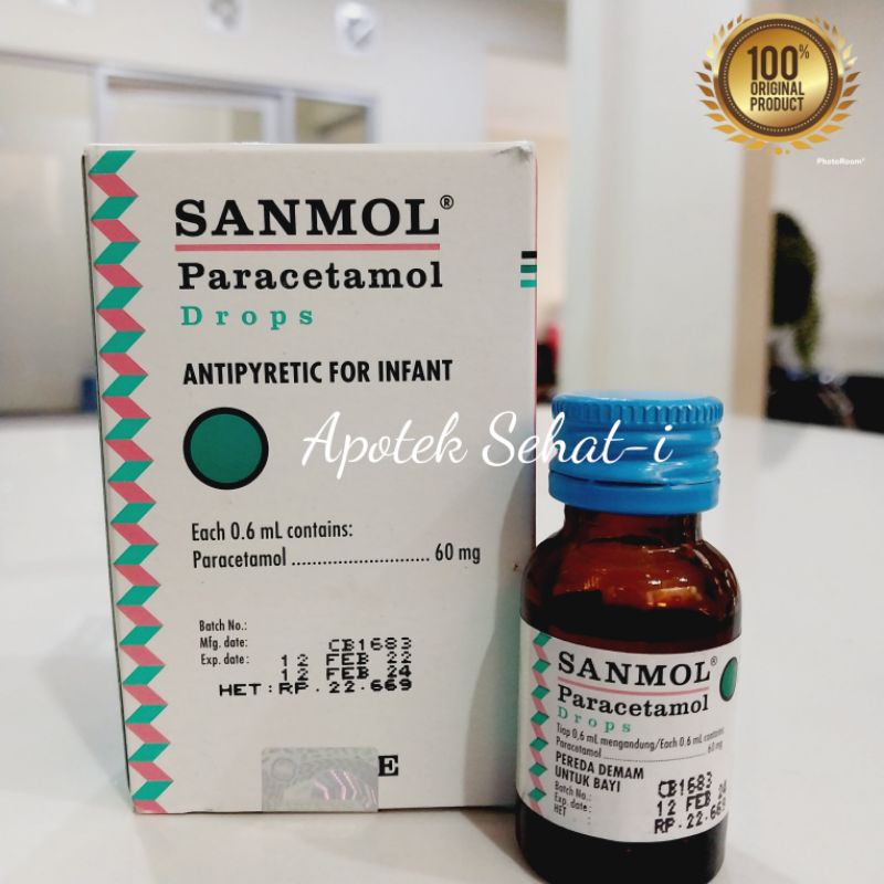 SANMOL Drops Obat Demam Anak