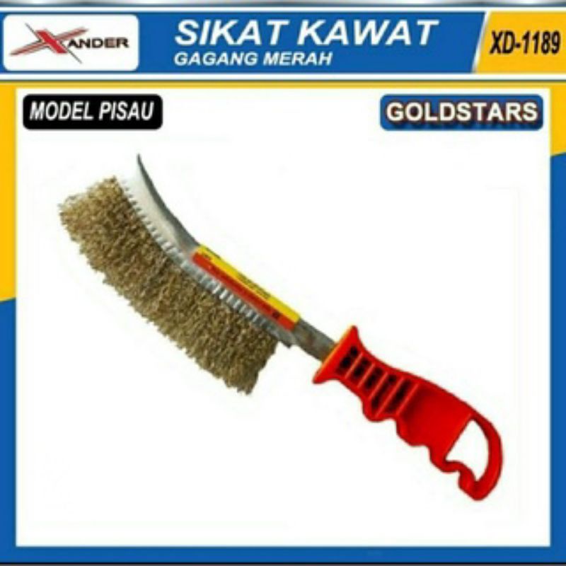 sikat kawat kuningan / sikat baja / sikat besi berkarat / sikat pembersih besi / sikat besi
