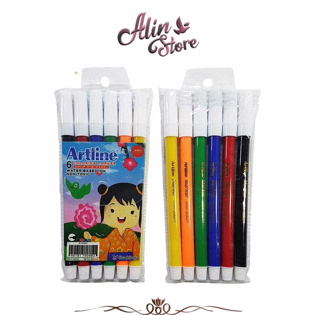 

Spidol EK-316 6 Warna Artline