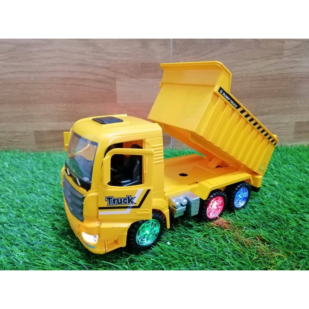 [NEW] MAINAN MOBIL MOBILAN DUMP TRUCK BUMP AND GO MUSIK DAN LAMPU