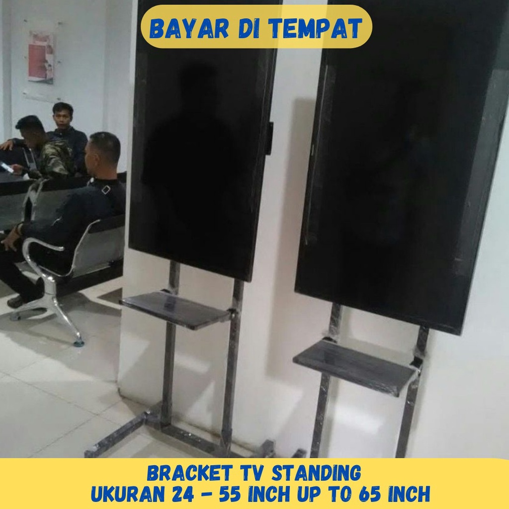 BRACKET TV BERDIRI / BRACKET TV BERDIRI 32 - 60INCH / MAXIMAL VESA 43 X 43 / BRACKET STANDING YOGIES