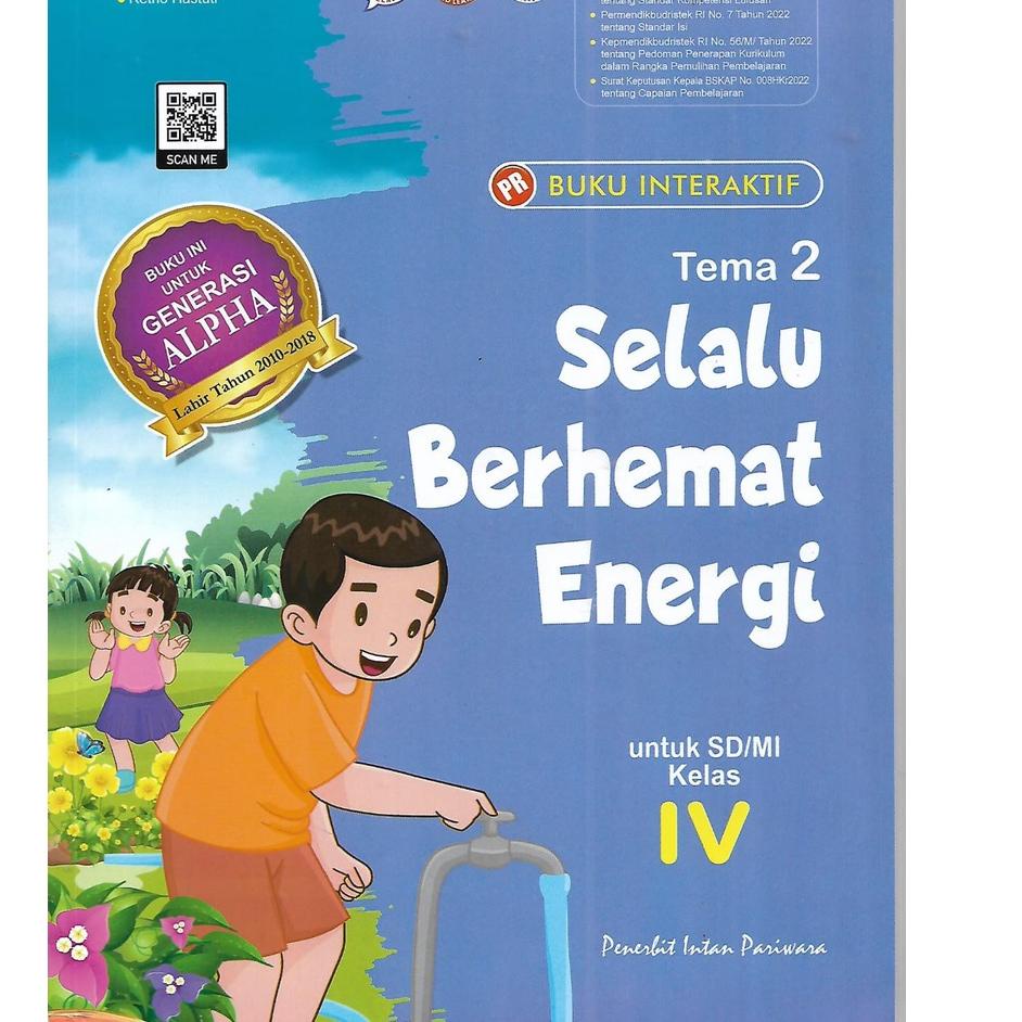 KTS.18Oc22ᴷ– Buku PR/LKS Tematik SD Kelas 4 Intan Pariwara  Tema 1 2 3 4 5 6 7 8 9 Th 2022