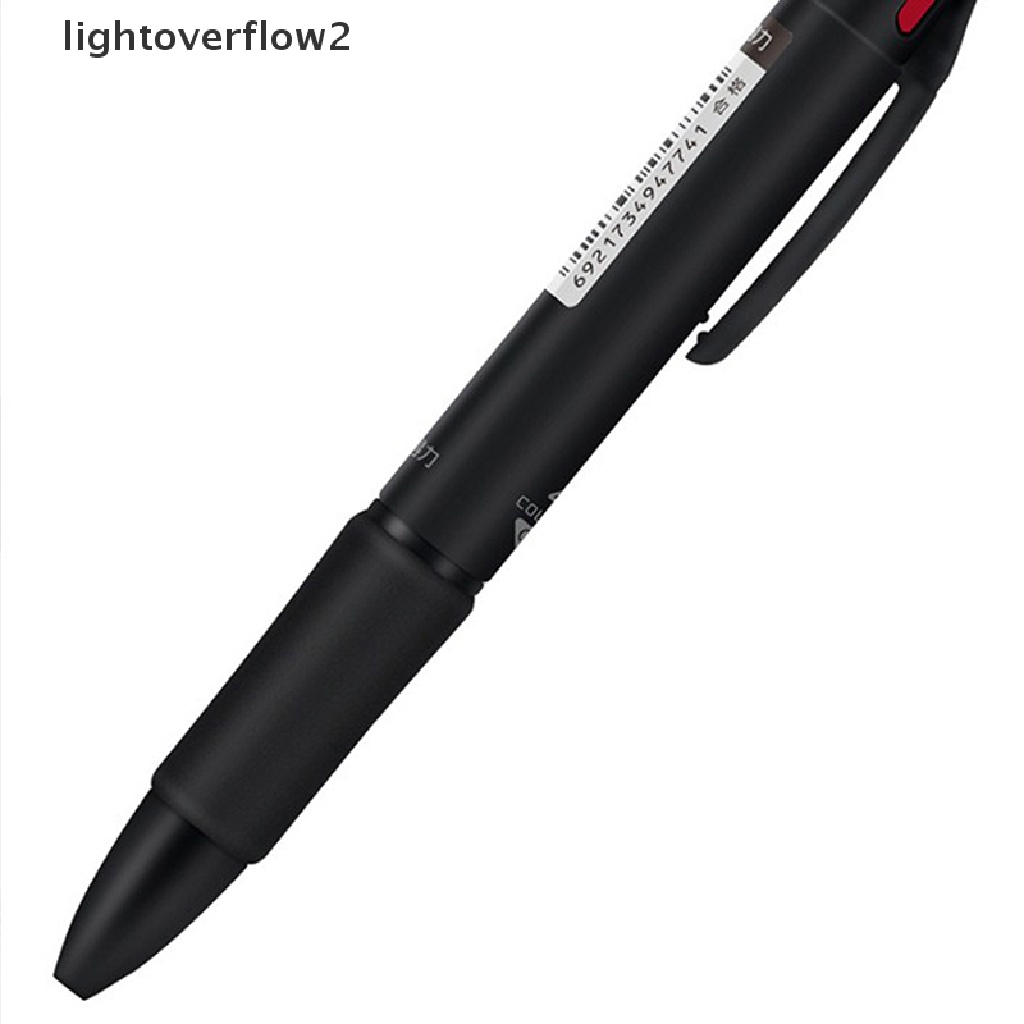 (lightoverflow2) 1pc Bolpen 0.7mm Warna Merah / Hijau / Biru / Hitam Untuk Stationery Sekolah / Kantor