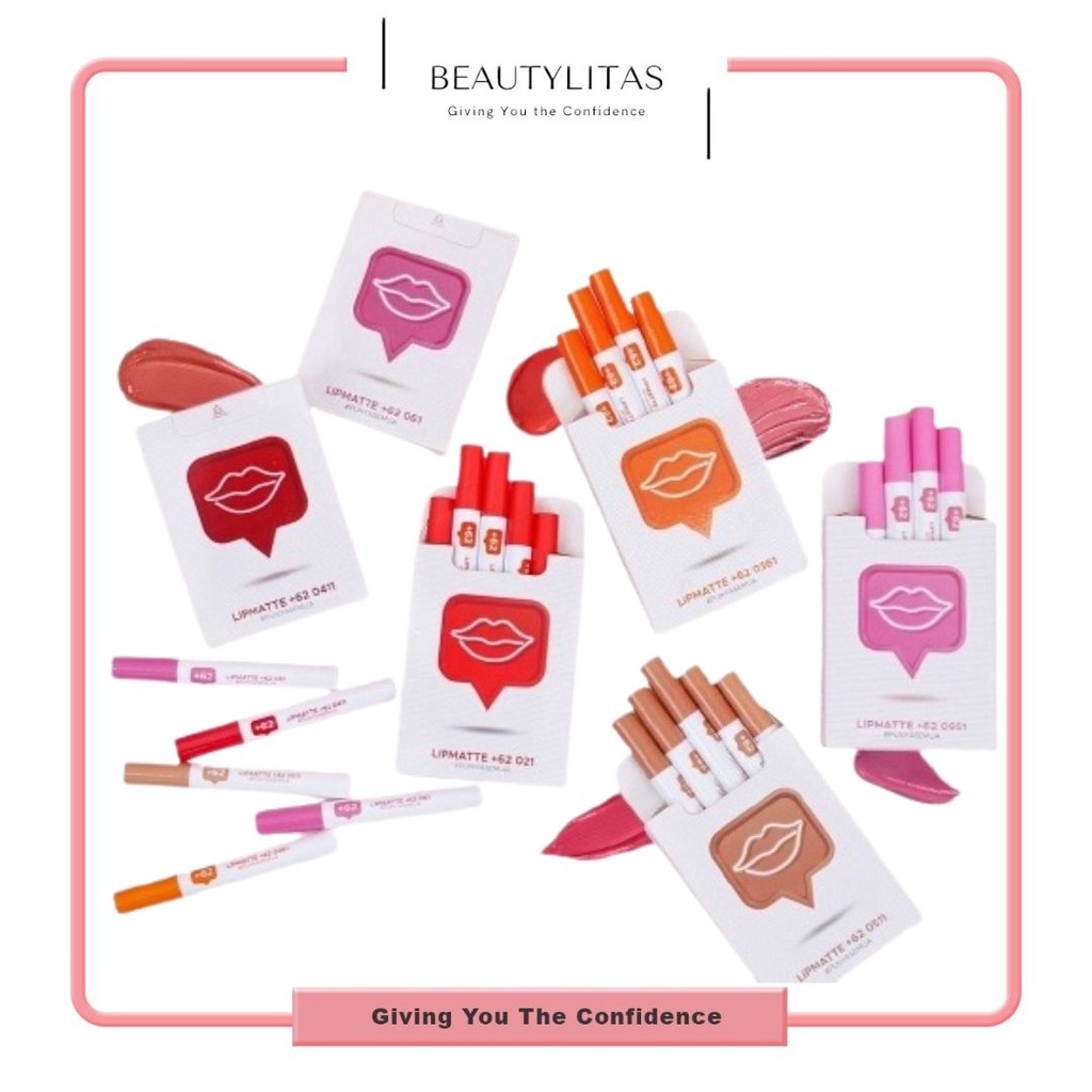 Madame Gie Lip Matte Netizen +62 - Make Up Lipstick | Lip Cream Superstay