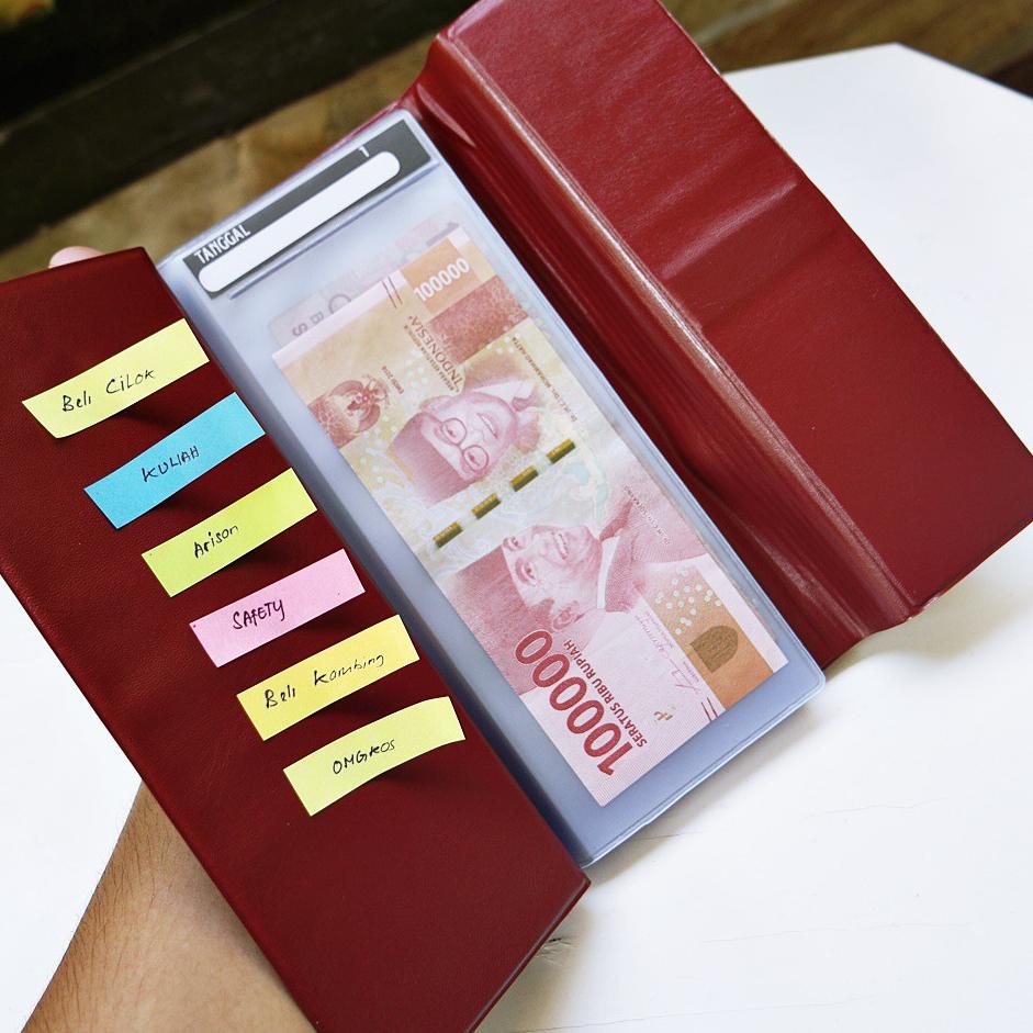 Buruan Order Akaci Pum Original Wallet Organizer Dompet Disiplin Uang Harian Pintar Genius Kartu 645