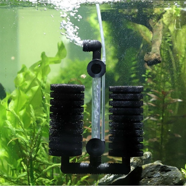 Xinyou XY 2831 Dual Bio Sponge Filter Foam Aquarium Double Busa Biofoam Spons Filtrasi Xin You