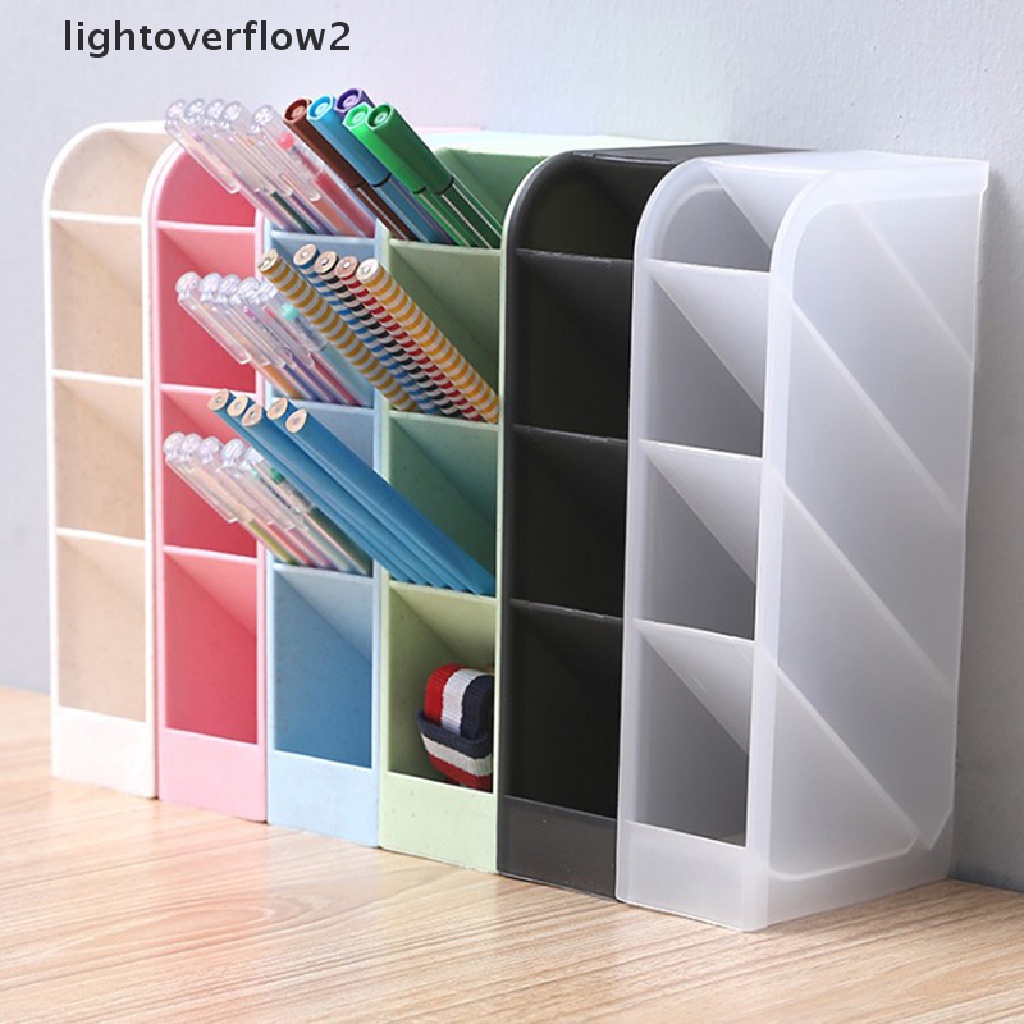 (lightoverflow2) Kotak Organizer Makeup / Kosmetik / Pensil Untuk Meja