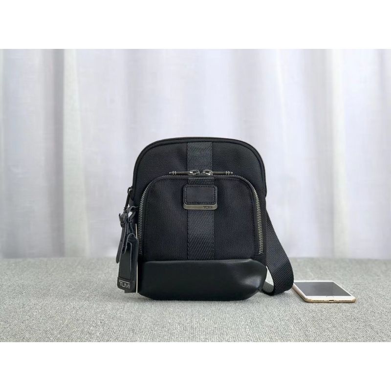 Tas Selempang Tumi Barksdale Alpha Bravo Black Crossbody Bag Mirror Quality