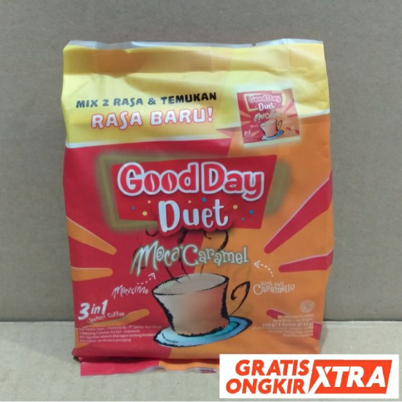 

GOOD DAY DUET MOCA CARAMEL ISI 5PCS