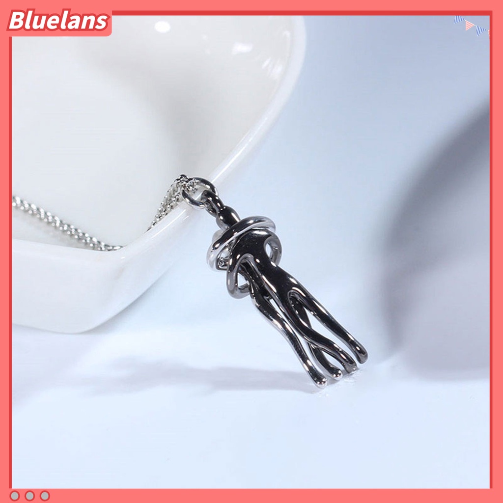 Kalung Rantai Klavikula Dengan Liontin Bentuk Hug Untuk Pria Dan Wanita