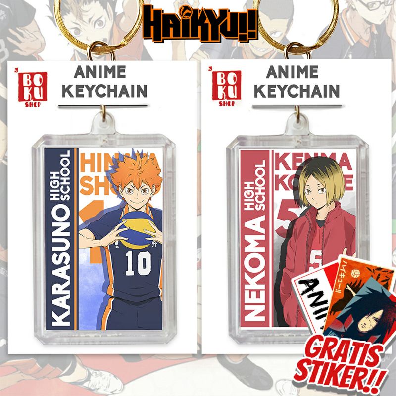 Gantungan Kunci Murah Anime HAIKYUU/Keychain Anime HAIKYUU/Ganci Anime/HAIKYUU
