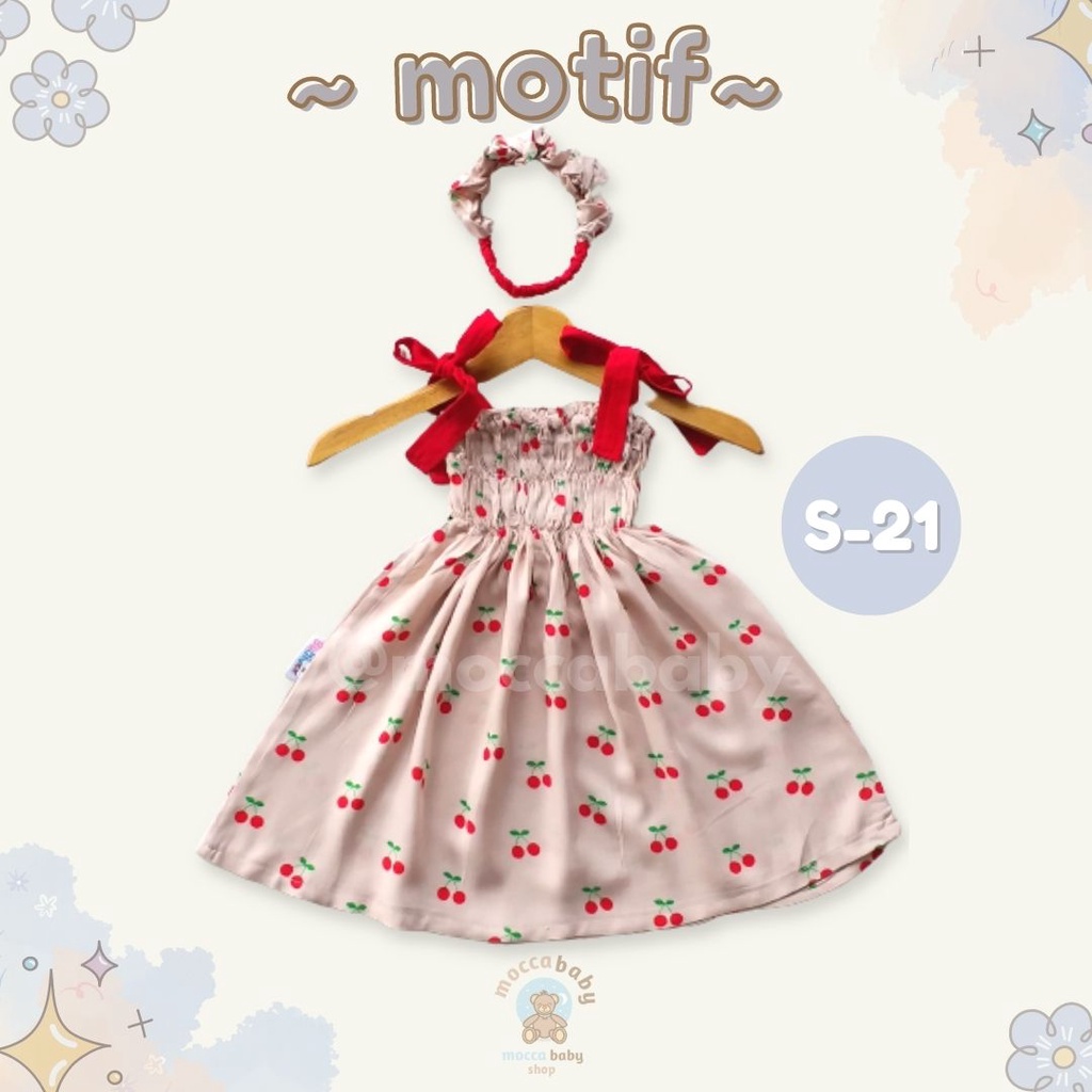 MBSS - BBB NICOLE summer dress bayi rayon bonus headband scrunchie new2