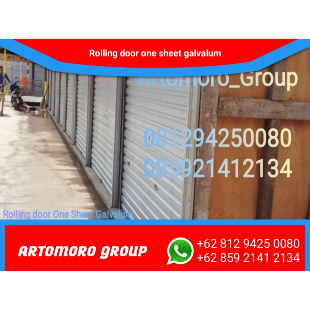 Rolling Door One Sheet Galvalum