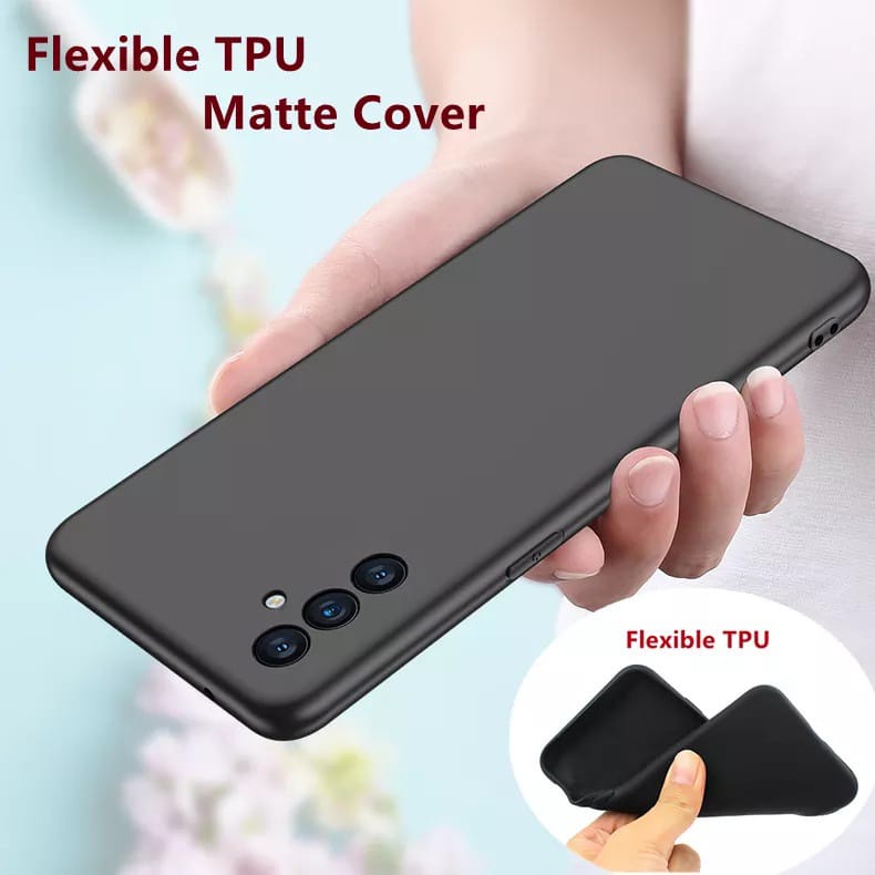 P/B- SOFTCASE CASING COVER Samsung A04S Case Softcase BLACK MATTE CAMERA PROTECTION Case Casing Hp Samsung A04S