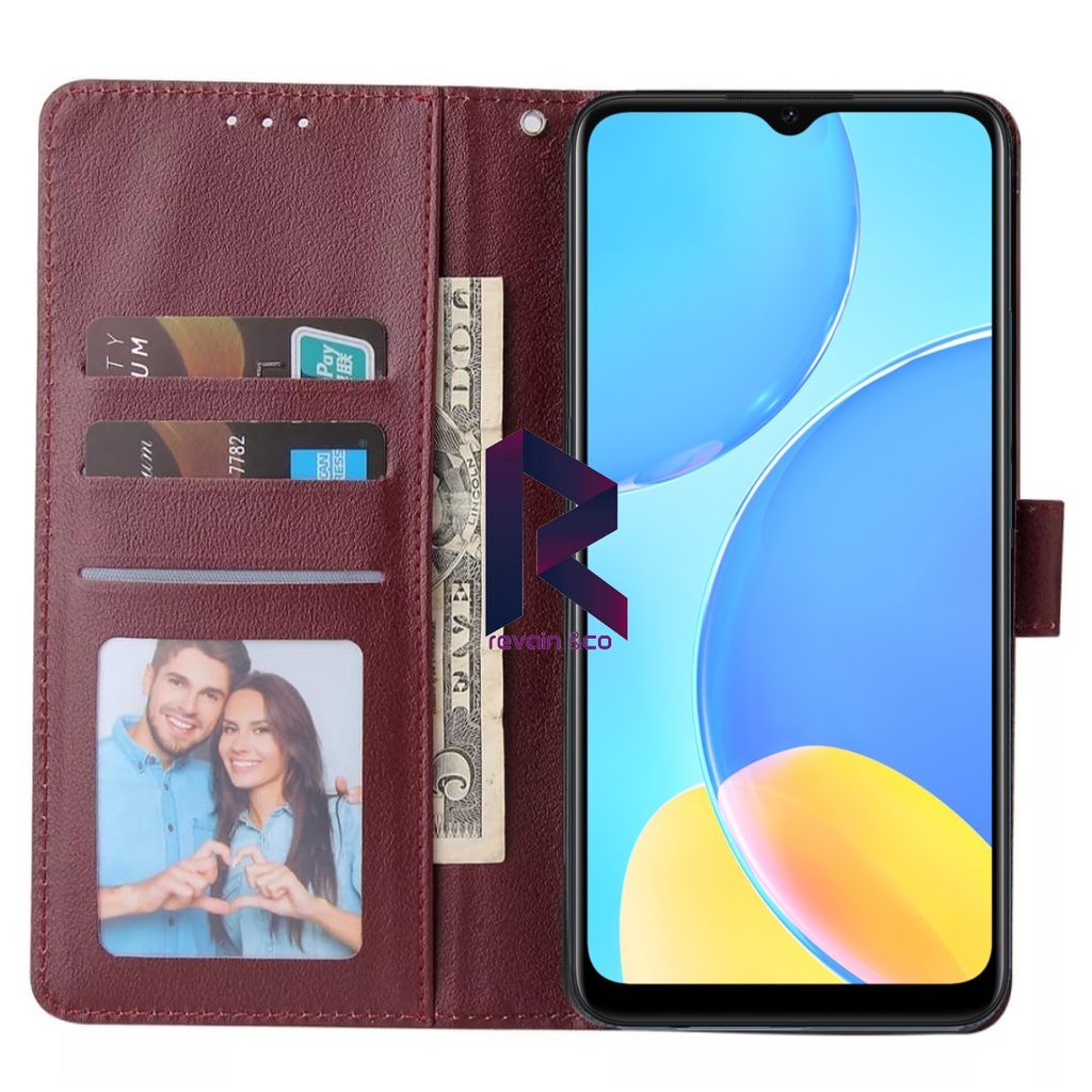 FLIP COVER SAMSUNG A10S FLIP WALLET LEATHER KULIT PREMIUM SARUNG BUKA TUTUP KESING HP FLIP CASE SAMSUNG A10S