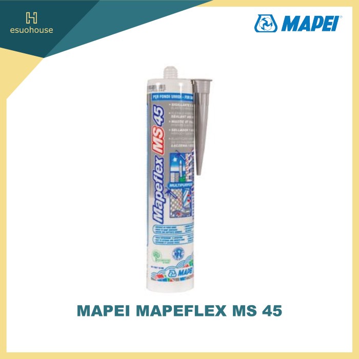 Lem Talang Mapei Mapeflex Ms 45 Penambal Kebocoran / Perekat 300Ml Putih