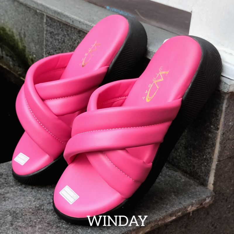 WINDAY Bellami Sandal Wedges Platform wanita