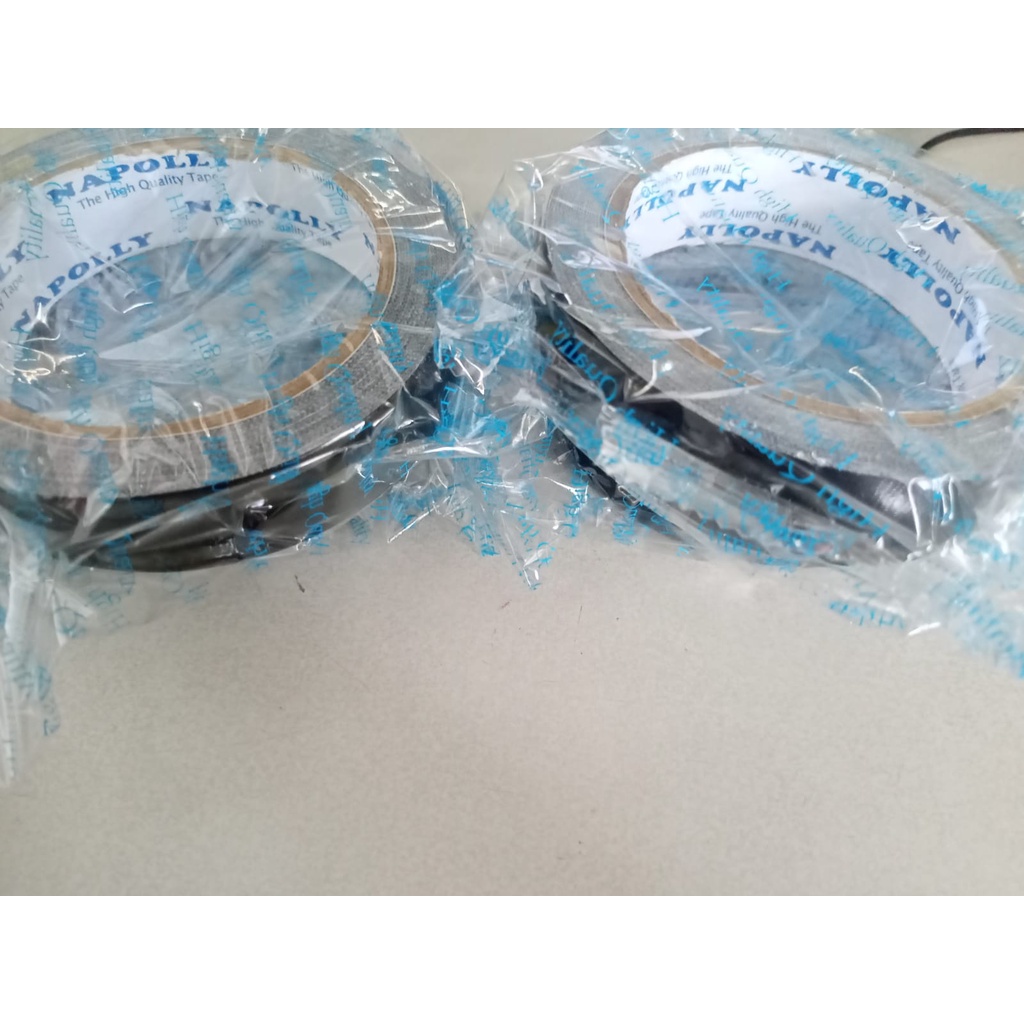 

Lakban Kain / lakban buku jilip Warna Hitam 24mm X 15 Meter