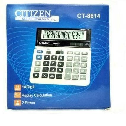 

Bestア Kalkulator Dagang 14 Digit Citizen CT-8614 ... ...