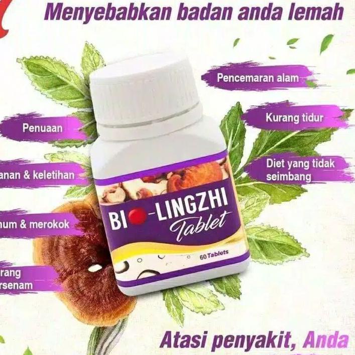 

SALE!!BIO LINGZHI ASLI ORIGINAL OBAT HERBAL UNTUK KESEHATAN GINJAL DAN HATI 60 TABLET|RA1