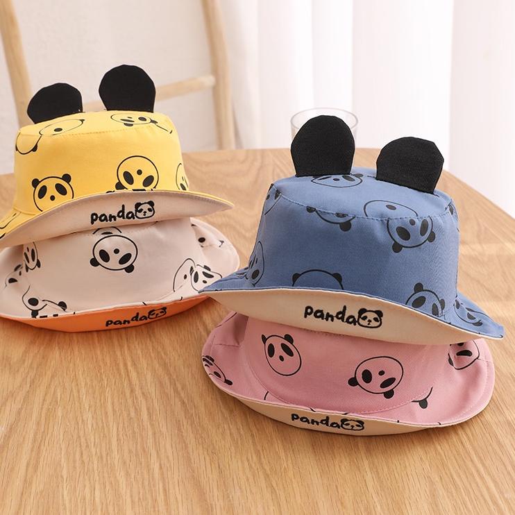 PANDA Topi ANAK BUNDAR BASIN FISHERMAN HAT CAP KIDS UNIVERSAL BISA UNTUK 1 TAHUN - 3 TAHUN ▪ LSM.18O