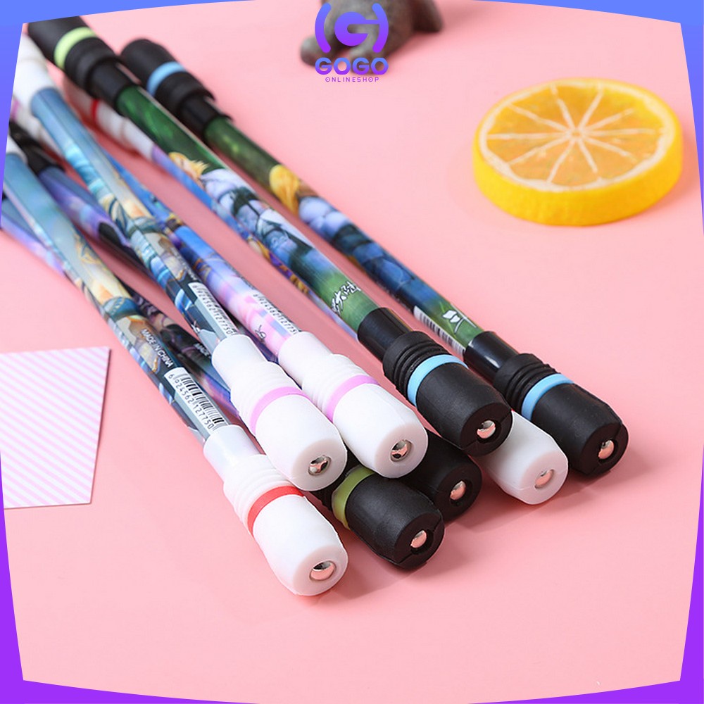 GOGO-A38 Spinning Pen Pulpen Putar Karakter Anti Stress / Pena Pulpen Putar Mainan Anak Pen Spinner Balance