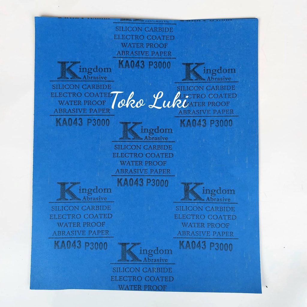 Amplas Lembaran Waterproof Tahan Air Grit Nomor 1500 3000 5000 Made in Taiwan