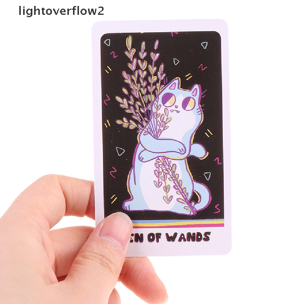 (lightoverflow2) Kartu Tarot The Weird Cat Untuk Ramalan