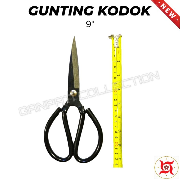 

Murah Gunting Kodok 9" Tailor Scissor Gunting Potong Bahan Kain Kulit Kardus Diskon