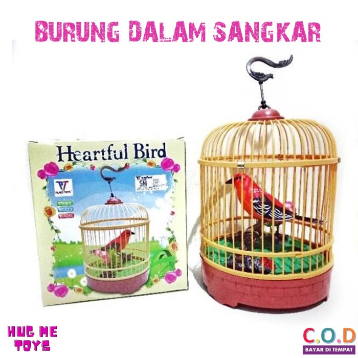 Nikmati Mainan Burung Dalam Sangkar Lovebird Heartful Bird Edukasi Anak Tm432 Hemat