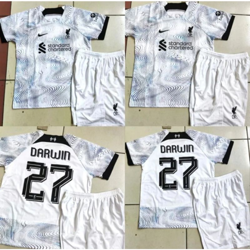 JERSEY BAJU BOLA ANAK LIVERPOOL AWAY KIDS 2022/2023 GRADE ORI